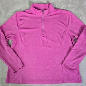 Izod Golf Quarter Zip Pullover Jacket Women's Sz XXL Pink